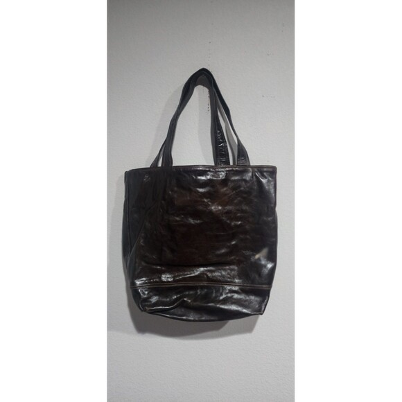 Satchel Savannah Tote Bag  in Coffee Brown Leather – Handmade in GA - Picture 3 of 7